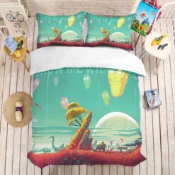 Rick And Morty Interdimensional Visionary Bedding Set