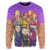 Rick And Morty Mario Brother Sweatshirt front