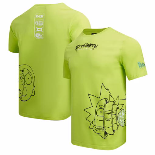 Rick and Morty Minimalist Faces Shirt