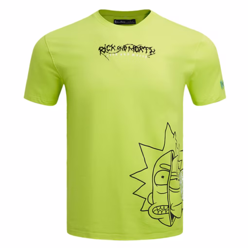 Rick and Morty Minimalist Faces Shirt front