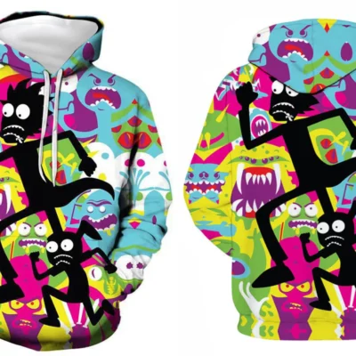 Rick and Morty Monster Chase Hoodie