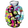 Rick and Morty Monster Chase Hoodie front