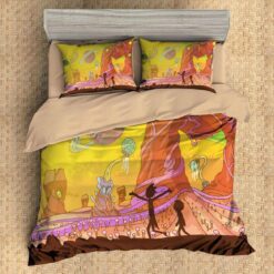Rick And Morty Multiversal Exploration Bedding Set
