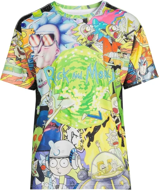 Rick and Morty Multiverse Adventure Shirt front
