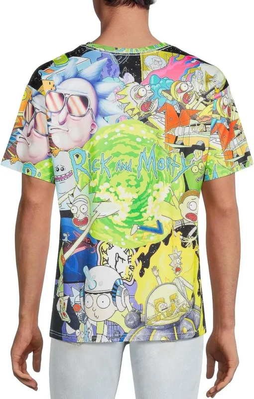Rick and Morty Multiverse Adventure Shirt back