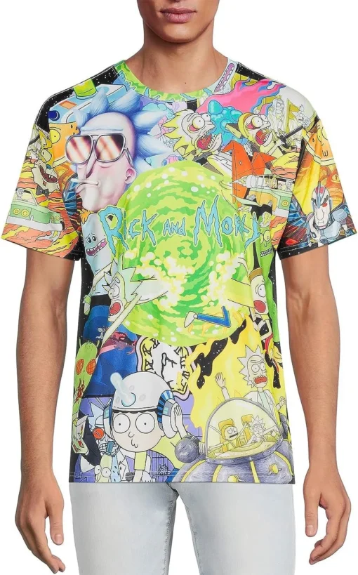 Rick and Morty Multiverse Adventure Shirt front