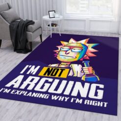 Rick and Morty Multiverse Ego Pop Art Rug