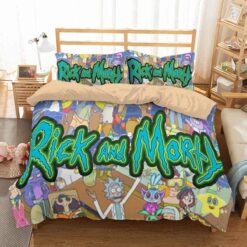 Rick And Morty Multiverse Madness Bedding Set