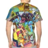 Rick And Morty Multiverse Madness Monster Chase Shirt back