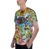 Rick And Morty Multiverse Madness Monster Chase Shirt left