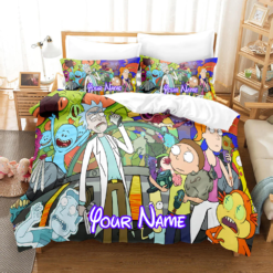 Rick and Morty Multiverse Mayhem Portal Bedding Set