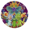 Rick and Morty Multiverse Mayhem Round Rug front