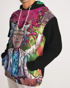 Rick and Morty Multiverse Mind Expansion Hoodie mockup left