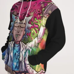 Rick and Morty Multiverse Mind Expansion Hoodie mockup left