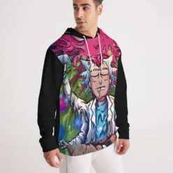 Rick and Morty Multiverse Mind Expansion Hoodie mockup right