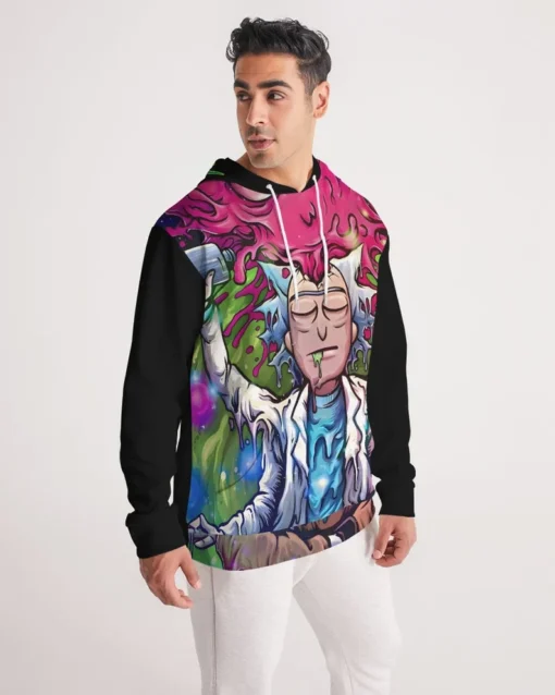 Rick and Morty Multiverse Mind Expansion Hoodie mockup right