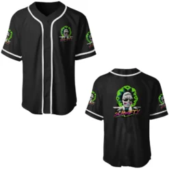 Rick and Morty Neon Schwifty Portal Strike Baseball Jersey