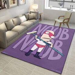 Rick and Morty Noob-Noob Hero Duty Rug