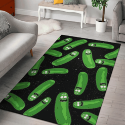 Rick and Morty Pickle Rick Galaxy Rug