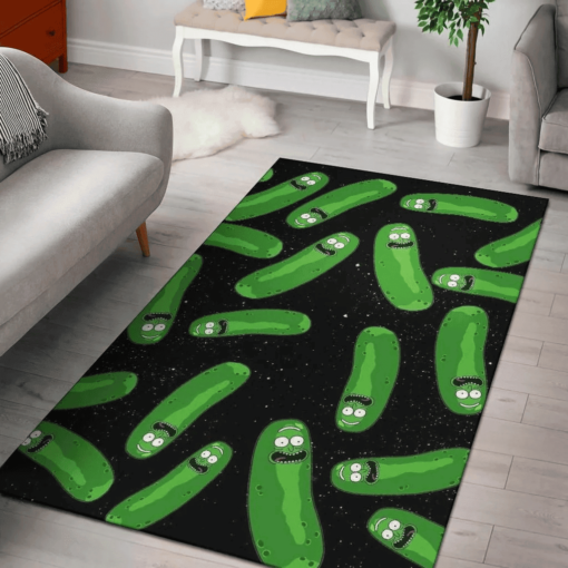 Rick and Morty Pickle Rick Galaxy Rug