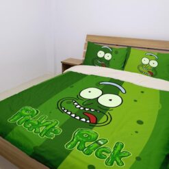 Rick And Morty Pickle Rick Madness Bedding Set