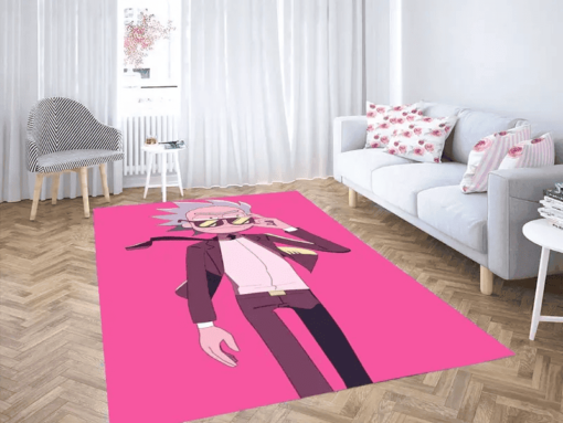 Rick and Morty Pink Suit Cosmic Swagger Rug