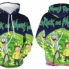 Rick and Morty Portal Jump Hoodie