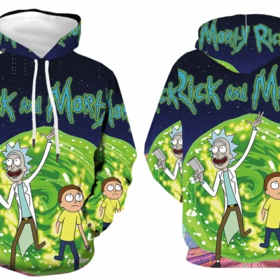 Rick and Morty Portal Jump Hoodie