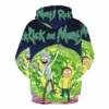 Rick and Morty Portal Jump Hoodie back