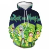 Rick and Morty Portal Jump Hoodie front