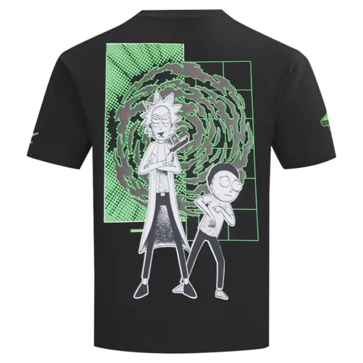 Rick And Morty Rave Rickvival Loose Shirt back