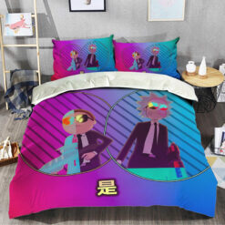 Rick And Morty Retro Agent Bedding Set