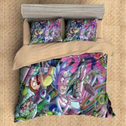 Rick and Morty Rick's Lab Adventure Bedding Set