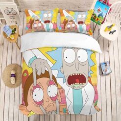 Rick And Morty Rick's Shocking Discovery Bedding Set