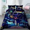 Rick and Morty The Dark Side Of The Moon Pink Floyd Bedding Set