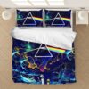 Rick and Morty The Dark Side Of The Moon Pink Floyd Bedding Set