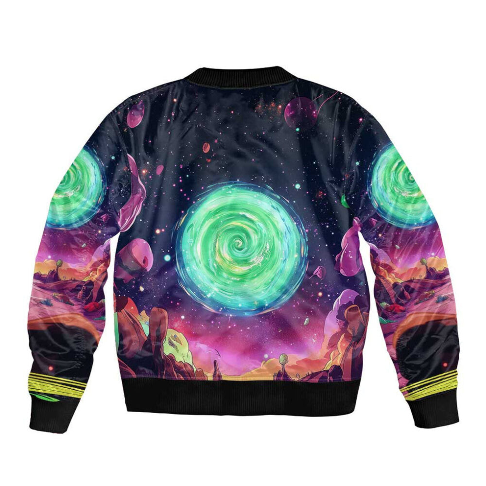 Rick and Morty Tiger King Bomber Jacket back