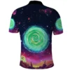 Rick and Morty Tiger King Polo Shirt back