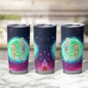 Rick and Morty Tiger King Trippy Style Tumbler 3 side