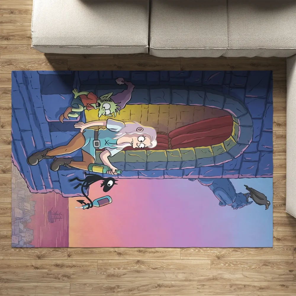 Rick and Morty Timeless Adventures Rug front