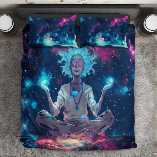 Rick and Morty Trippy Cosmic Rick Bedding Set