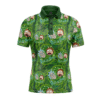 Rick and Morty Trippy Cosmic Rick Polo Shirt front