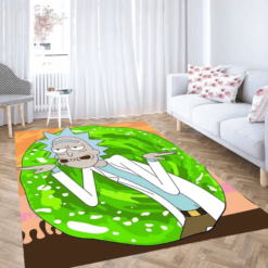 Rick And Morty Wubba Lubba Chill Vortex Rug
