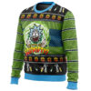 Rick And Morty You Gotta Get Schwifty Ugly Christmas Sweater left