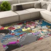 Rick and Morty Zombie Apocalypse Rug Home