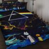 Rick and Morty's Cosmic Pink Floyd Bedding Set Home