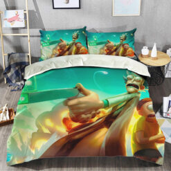 Rick and Morty's Galactic Adventure Bedding Set