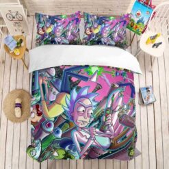 Rick and Morty's Galactic Lab Escape Bedding Set