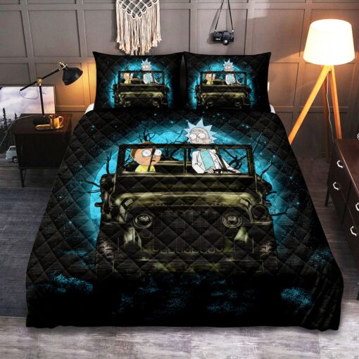 Rick and Morty's Intergalactic Road Trip Bedding Set