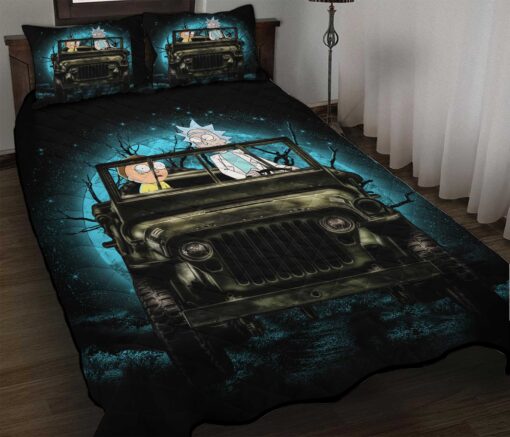 Rick and Morty's Intergalactic Road Trip Bedding Set Home